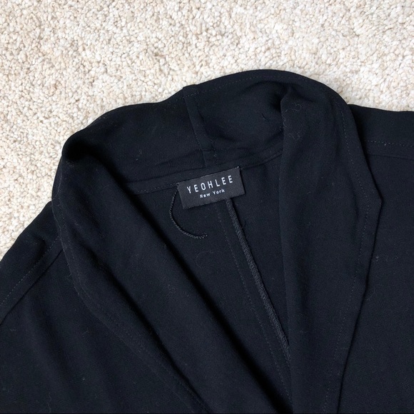 LIKE NEW Yeohlee New York oversized black jacketeë - Picture 6 of 12